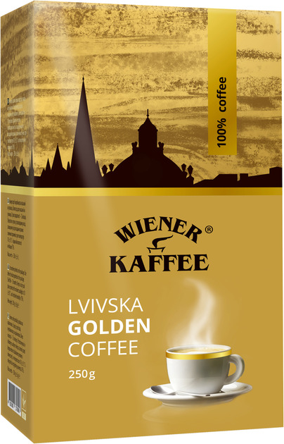 Кава мел Львівська GOLDEN COFFEE 250г